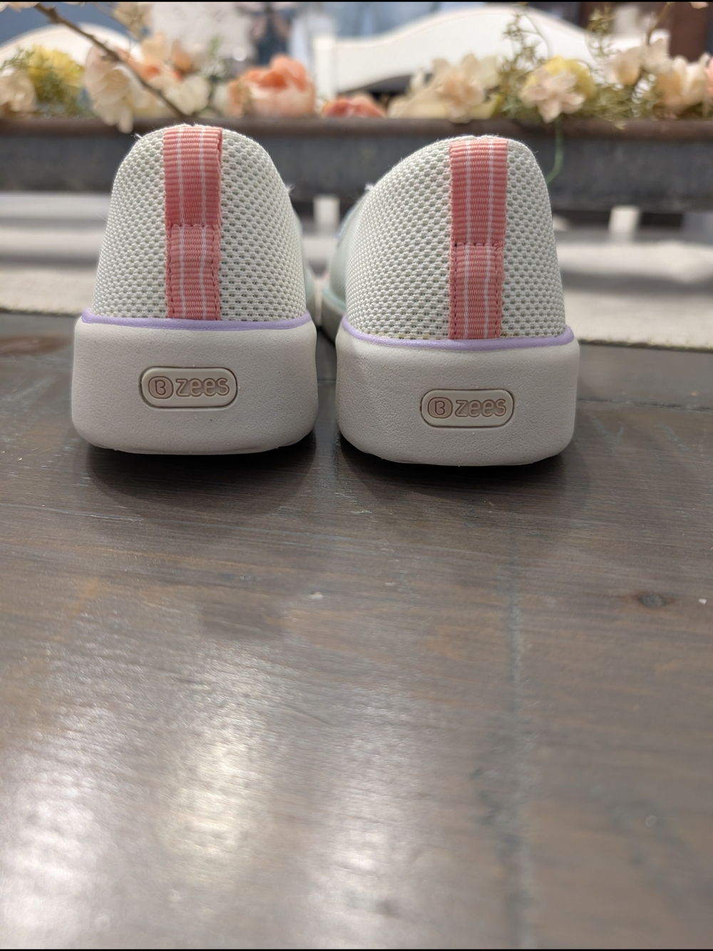 Bzees Knit Slip-On Shoes in Pastel Rainbow - Picture 2 of 4